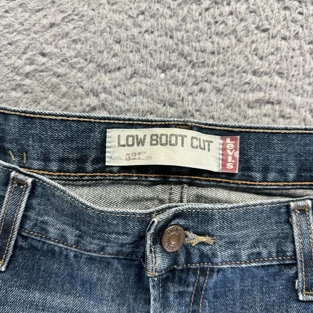 Vintage Levi's 527 Jeans Mens 36x30 Blue Cotton Denim Bootcut Leg Faded Workwear